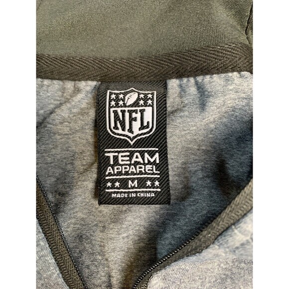 NFL Team Apparel Mens Medium Gray Tampa Bay Buccaneers Hoodie Pullover - Picture 3 of 7